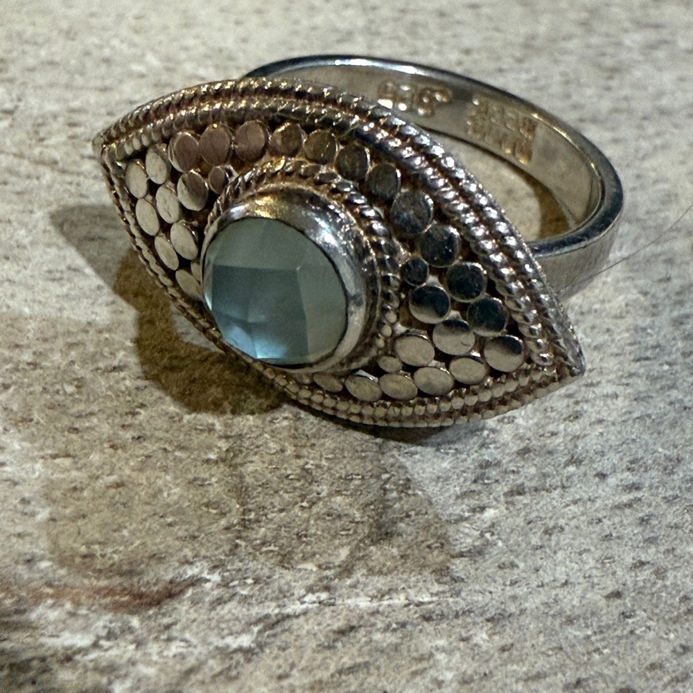 Anna Beck Chrysoprase  925 Sterling Silver Ring